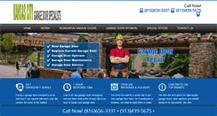 Desktop Screenshot of kansascitygaragedoorspecialists.com