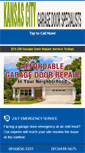 Mobile Screenshot of kansascitygaragedoorspecialists.com
